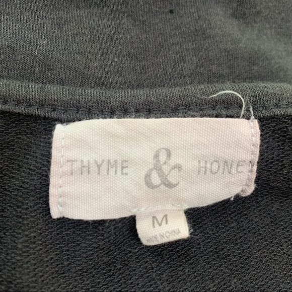 Thyme & Honey Gray T-Shirt Dress - Picture 4 of 5